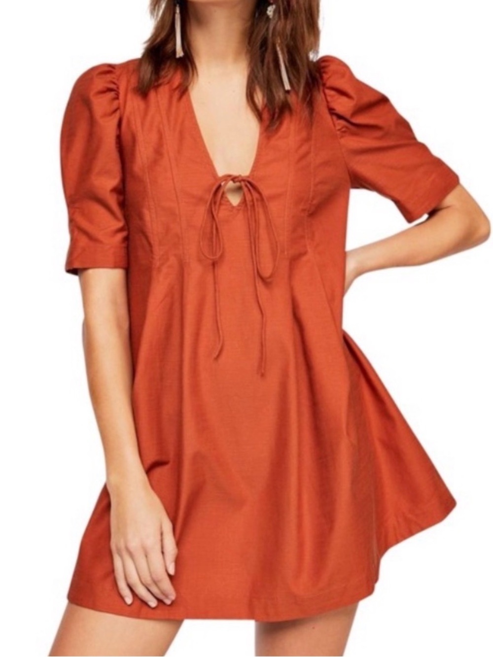 Free People Adele Mini Dress size large